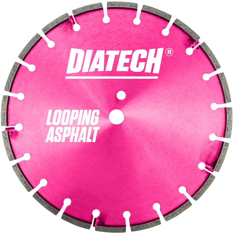 Diatech CC Looping Diamond Blade for cutting Asphalt, Bitmac & Green Concrete