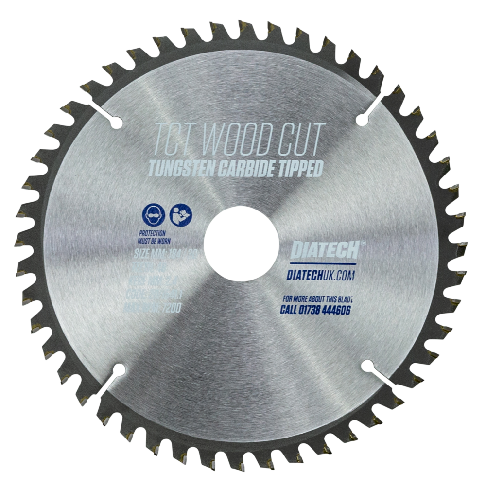 Diatech TCT Standard Wood Cut Blade