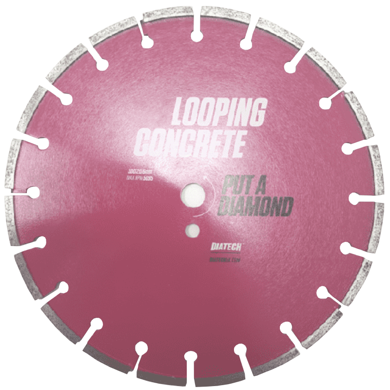 Diatech Looping Diamond Blade for Cutting Concrete