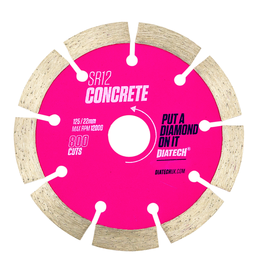 Diatech SR12 Diamond Cutting Blade for Concrete