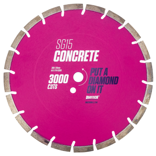 Diatech SG15 Diamond Cutting Blade for Concrete
