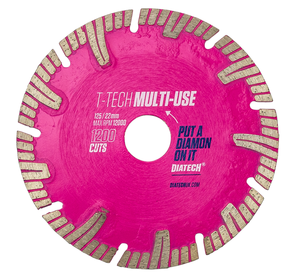 Diatech T-Tech Diamond Cutting Disc Multi Material