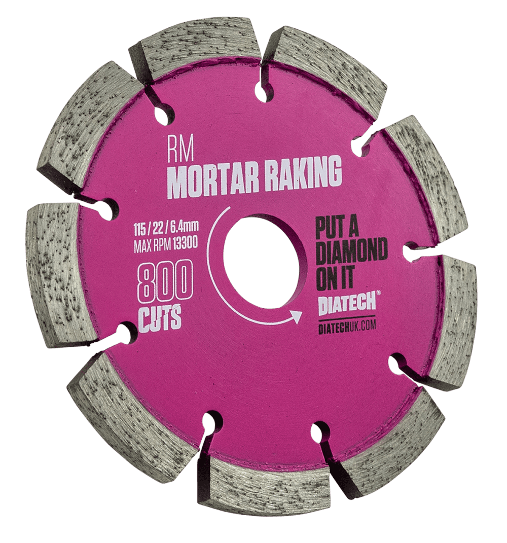 Diatech Mortar Raking & Chasing Blades