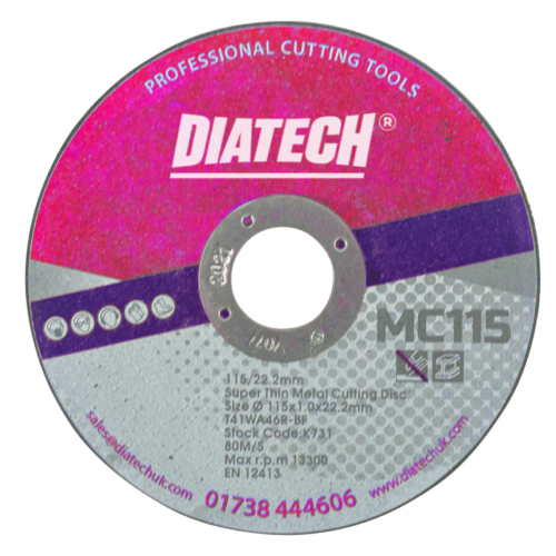 Diatech Abrasive Blades - Flat for Metal