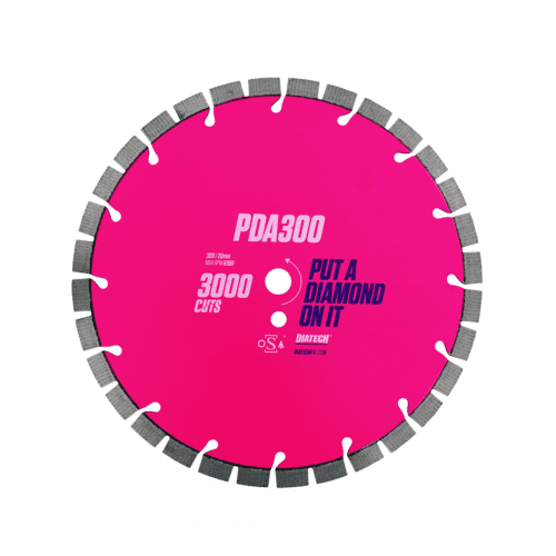 PDA300 Patterned Diamond Blade