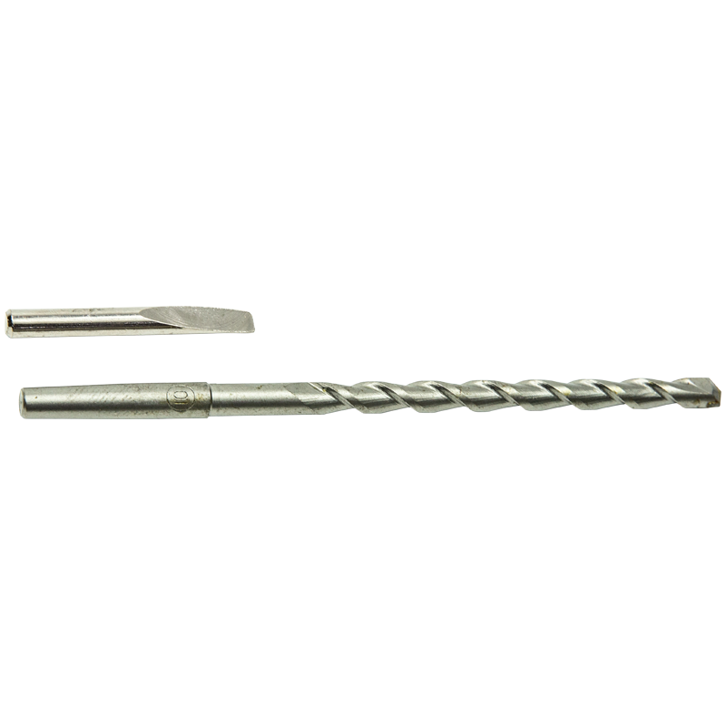Taper drill outlet